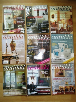Glorian antiikki -lehtiä 2,50€ kpl