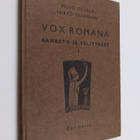 Konrad Westergren ym. : Vox Romana - pars prima ; Corneli... - pikkukuva 1