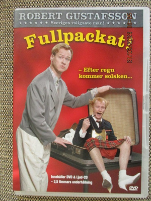 FULLPACKAT! Robert Gustafsson (DVD+CD) - Sveriges roligaste