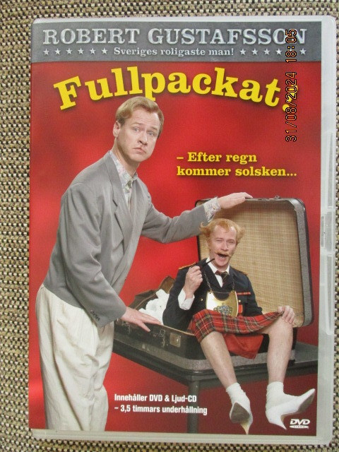FULLPACKAT! Robert Gustafsson (DVD+CD) - Sveriges roligaste