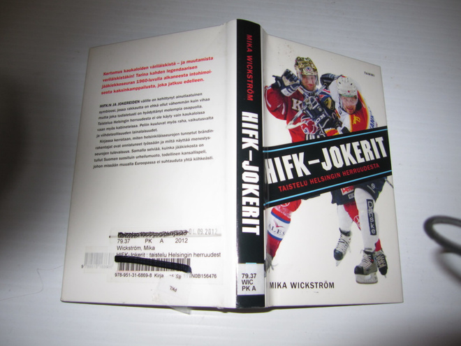Mika Wickström HIFK-Jokerit taistelu helsingin herruudesta