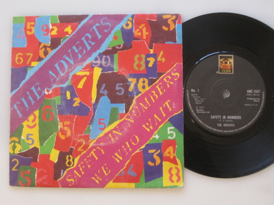 THE ADVERTS Safety In Numbers 7" vinyylisingle