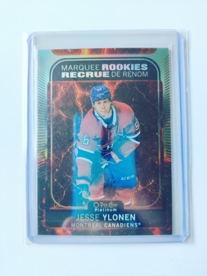 Jesse Ylönen 21-22 Platinum Hot Magma Marquee Rookies /499