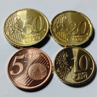 Suomi 5,10,20 ja 50 cent unc 2004 yht. 4 kpl - pikkukuva 1