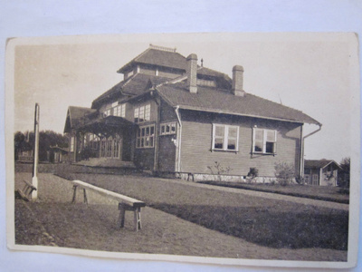 VANHA Postikortti Punkaharju Rautatie Asema 1900-l