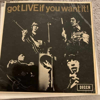 THE ROLLING STONES: Got Live if You Want It!- EP*UK 1965
