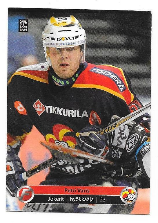 2008-09 CardSet #99 Petri Varis Jokerit