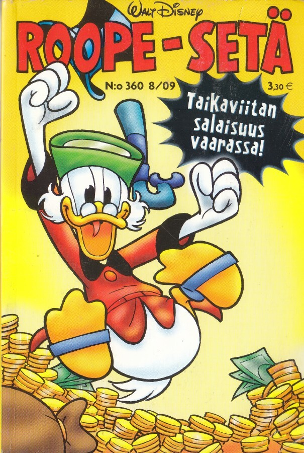 Roope-Setä N:o 360 (8/2009) Taikaviitan salaisuus vaarassa!
