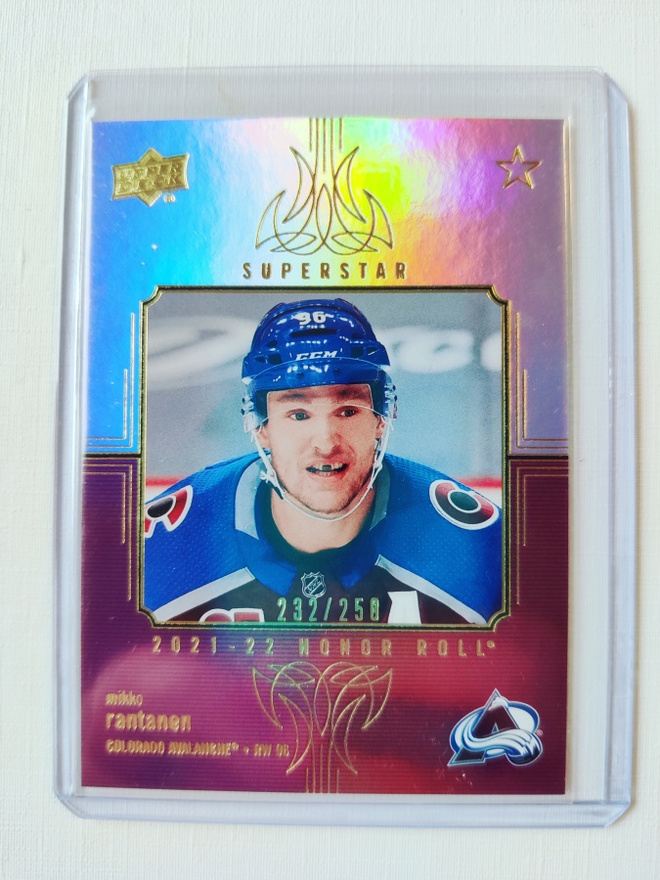 Mikko Rantanen - 21-22 UD Honor Roll Superstar Rainbow /250