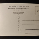 VANHA Postikortti Kuopio 1963 Karhumäki Alkup.Mallikappale - pikkukuva 2