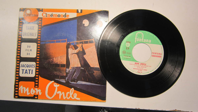 Jacques Tati "Mon Oncle" 7" 1958 EP Ranska