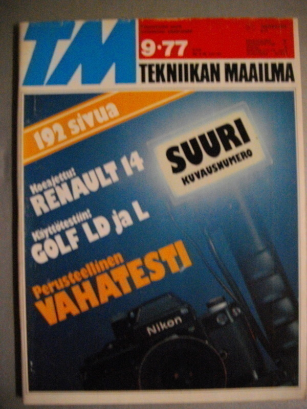 Tekniikan Maailma Nro 9/1977 (30.8)