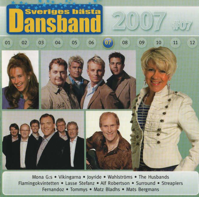 Sveriges bästa Dansband - 2007 - Vol. 7 CD