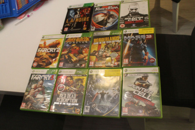 Xbox 360 pelipaketti 11kpl