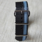 NATO - 22mm " Ducati " ranneke (siniset raidat) - pikkukuva 4