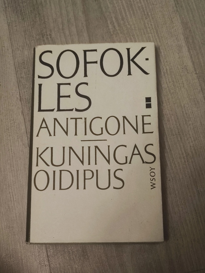 Antigone Kuningas Oidipus Sofokles