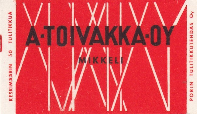 Mikkeli, A. Toivakka Oy..  s59
