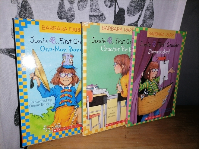 Junie B., First Grader x3 - Barbara Park -Kolme uutta kirjaa