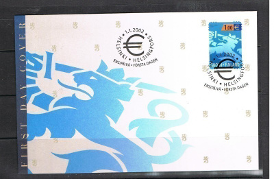 2002  Suomen leijona 1,00e FDC