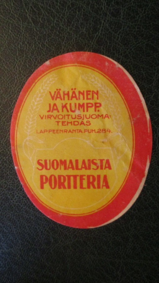 SUOMALAISTA PORTTERIA VÄHÄNEN JA KUMPP. LAPPEENRANTA (AB13)
