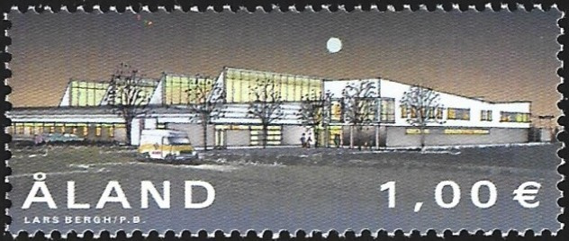 Åland 2002  Postiterminaali  1,00 €  ** LaPe 206