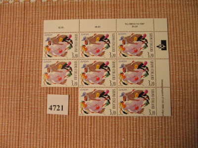 Postimerkkejä 8 kpl Eurooppa 27.3. 1998