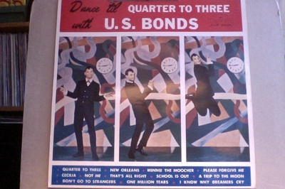 GARY US BONDS :: DANCE 'TIL QUARTER TO THREE :: VINYYLI LP