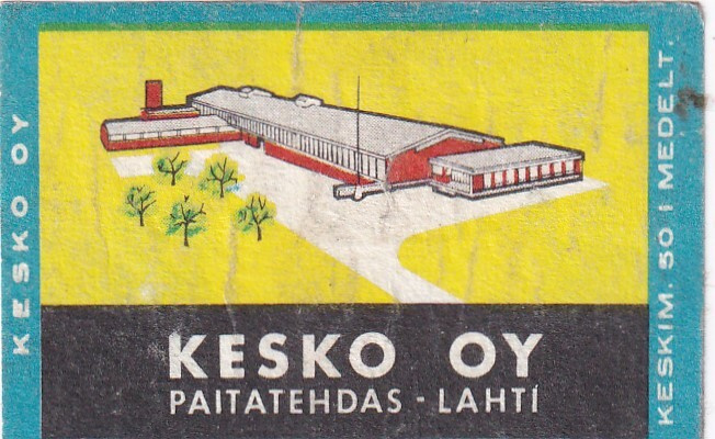 Lahti. Kesko Oy Paitatehdas .  s91