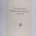 Matti Peltonen : Valkeakosken reserviupseerikerho r.y. 19... - pikkukuva 1