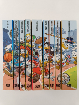 Aku Ankan taskukirja 385-396 (puuttuu numerot 394-396)