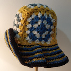 Alina´s Handmade käsin virkattu hattu moniväri - pikkukuva 3