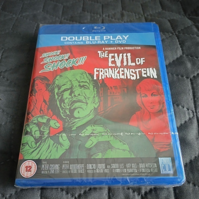 The Evil Of Frankenstein Blu-ray + DVD **muoveissa**