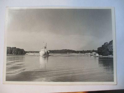 Turku saaristoa matkustajalaiva - 1959
