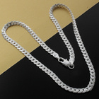 165 .. 925 Leima Fashion Silver Plated 24.5 gm .. Kaulaketju - pikkukuva 5