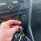 AUX-/USB-sovitinkaapeli Autoon - pikkukuva 1