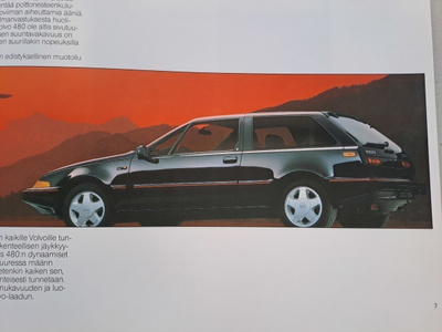 Volvo 480 -esite, 1988