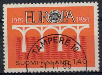 1984 Eurooppa 1,40 mk loisto TAMPERE-85