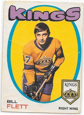 1971-72 OPC #47 Bill Flett Los Angeles Kings