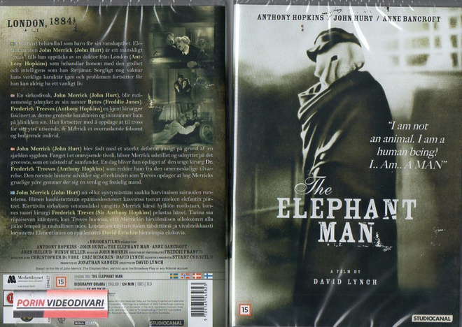 Elefanttimies	(66 299)	UUSI	-FI-	DVD	nordic,	 o:david lynch 