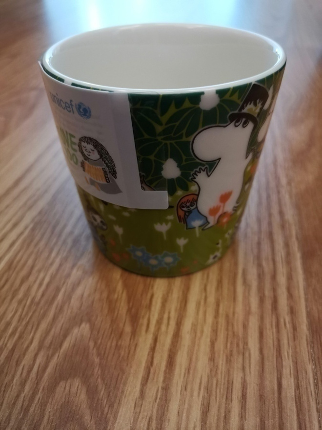 Uusi tarrallinen Muumimuki Tove 100 vuotta