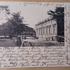 Rauma, puistonäkymä, puutaloja, mv pk, p. 1903 - pikkukuva 1