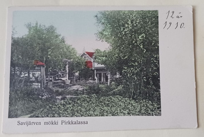 Pirkkala, Savijärven mökki, vanha väripk, k. k-k 1910