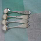 Hopeiset lusikat 10cm 1930-luvulta - pikkukuva 3