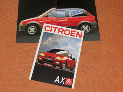 1989 Citroen AX esite - KUIN UUSI - 28 sivua
