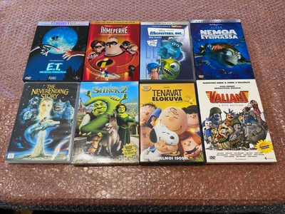 DVD: Paketti 8kpl (Lasten elokuvia) (R2)