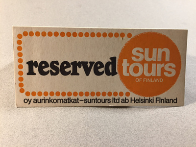 Aurinkomatkat Suntours esite