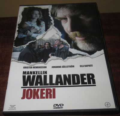 Mankellin Wallander Jokeri dvd trilleri, jännitys, toiminta.