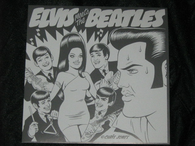 ELVIS MEETS THE BEATLES august 27th 1965 10"LP.. #117/300