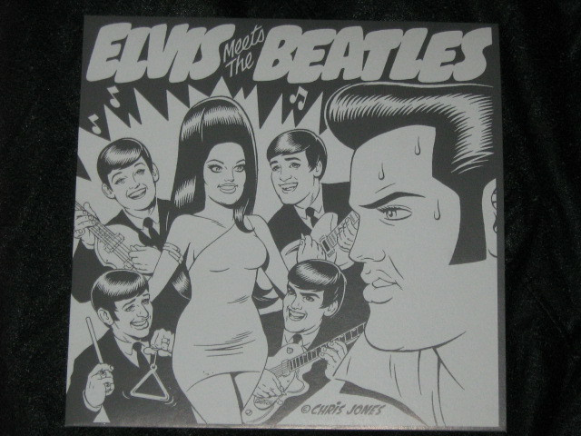 ELVIS MEETS THE BEATLES august 27th 1965 10"LP.. #117/300