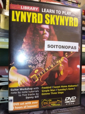 2DVD :  Learn To play Lynyrd Skynyrd ( SIS POSTIKULU)